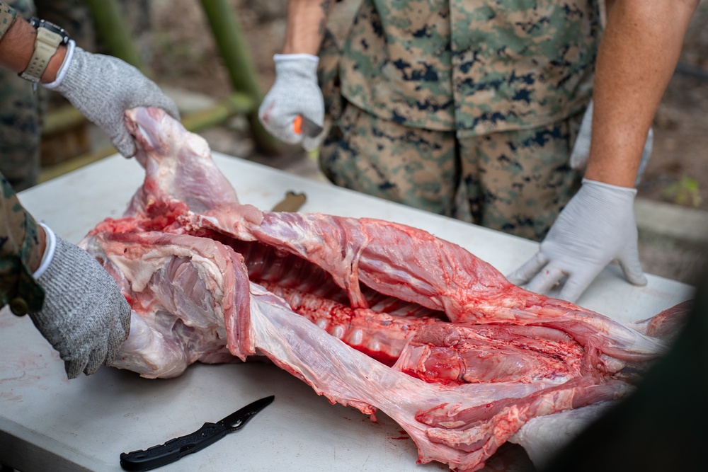 Combat Engineers practice 21st Century Foraging