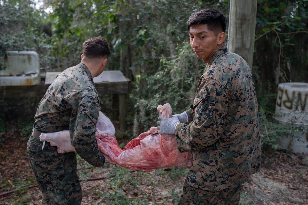 Combat Engineers practice 21st Century Foraging