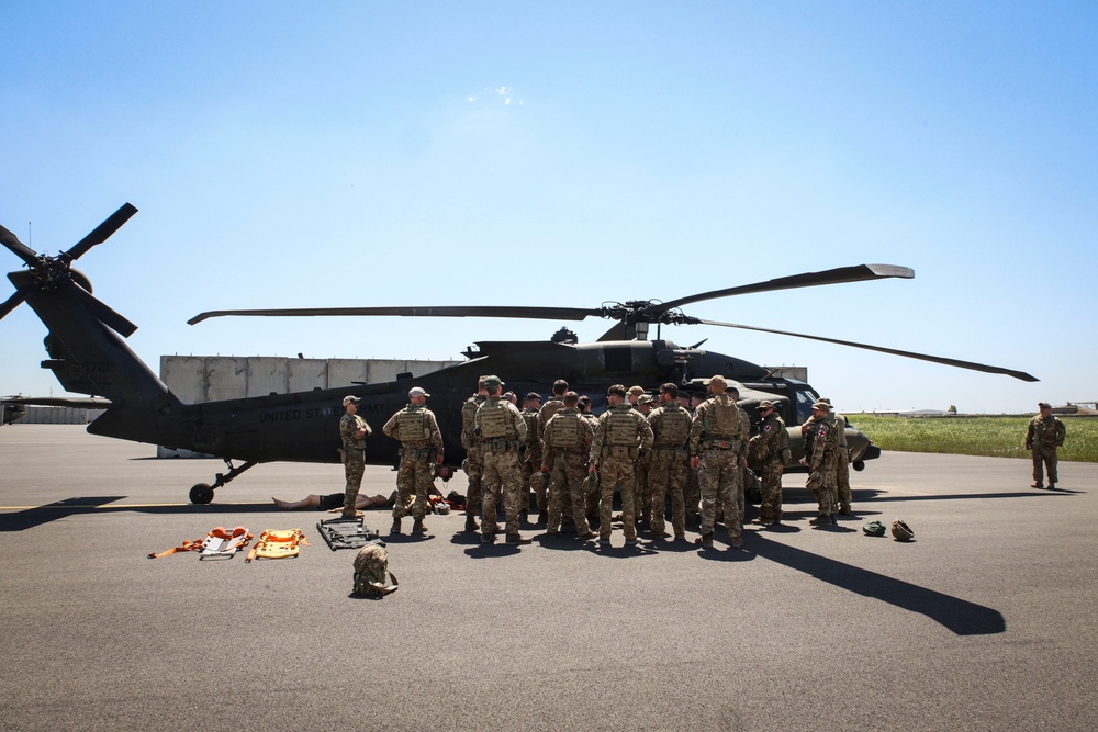 82CAB training with British