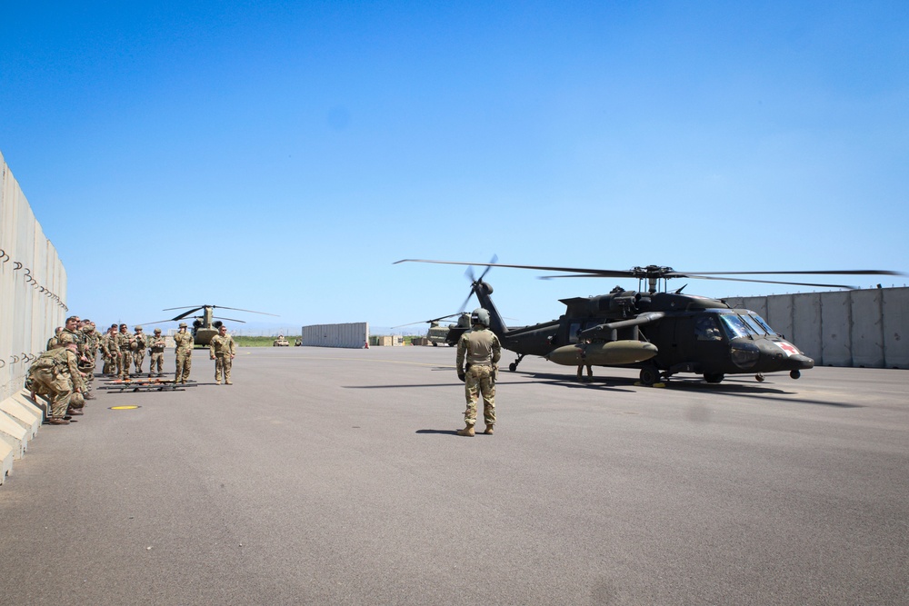82CAB training with British