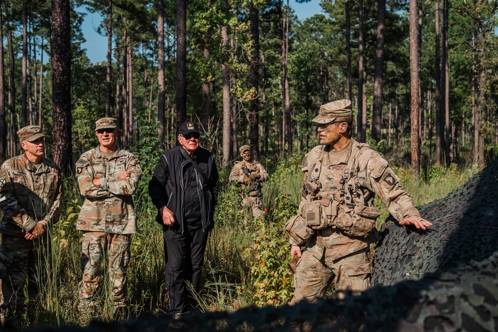 CSA, generals and press visit 2nd Mobile Brigade Combat Team at JRTC