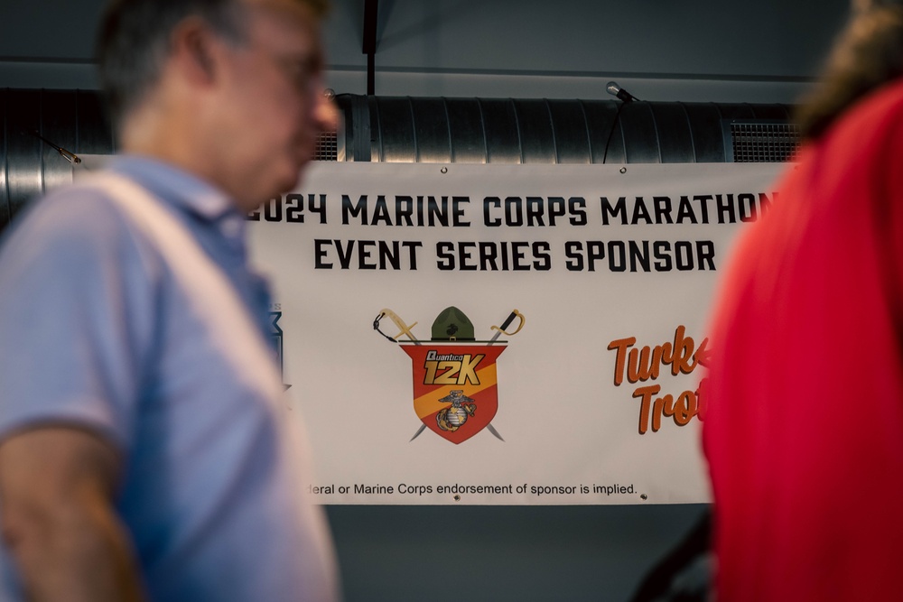 Full Distance Brewing hosts the Marine Corps Marathon Quantico 12k packet pick up