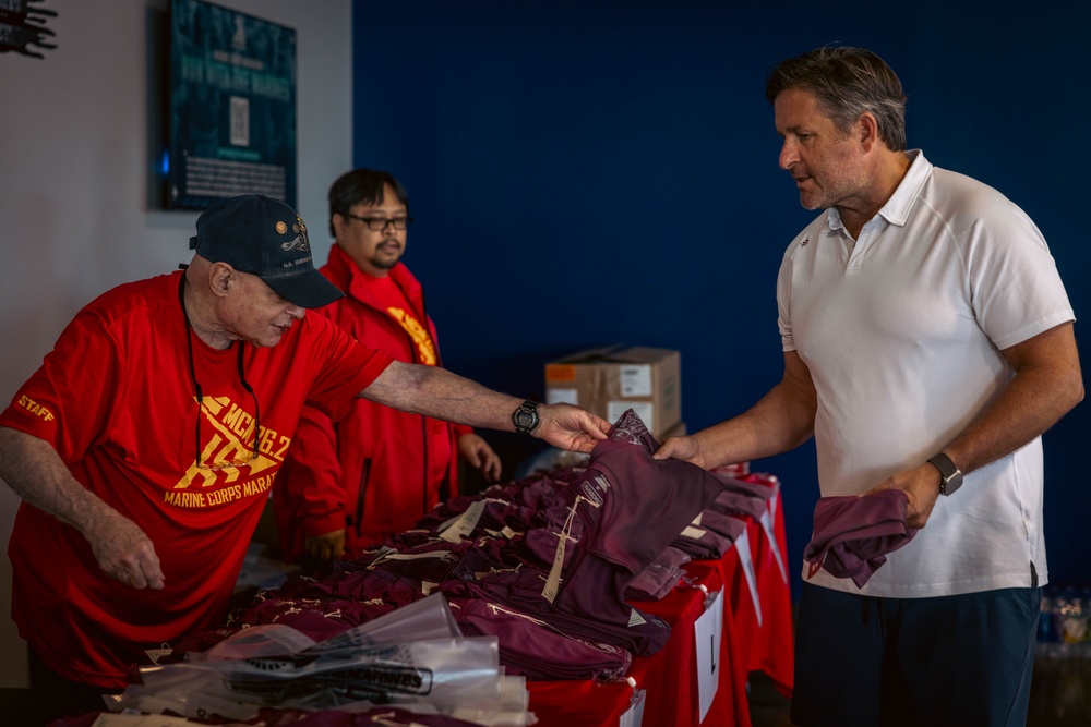 Full Distance Brewing hosts the Marine Corps Marathon Quantico 12k packet pick up