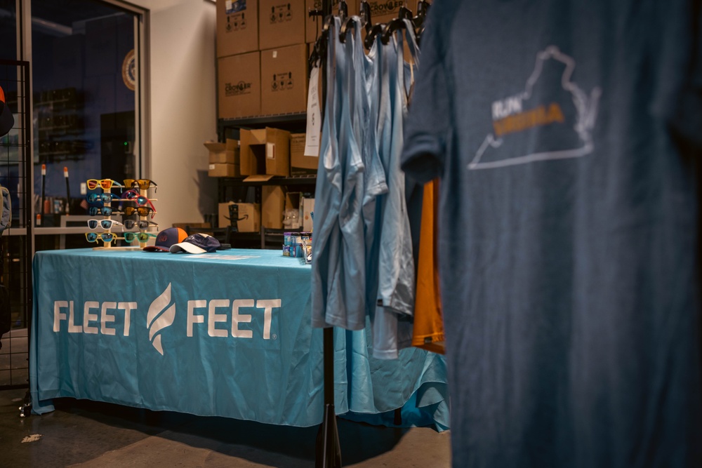 Full Distance Brewing hosts the Marine Corps Marathon Quantico 12k packet pick up