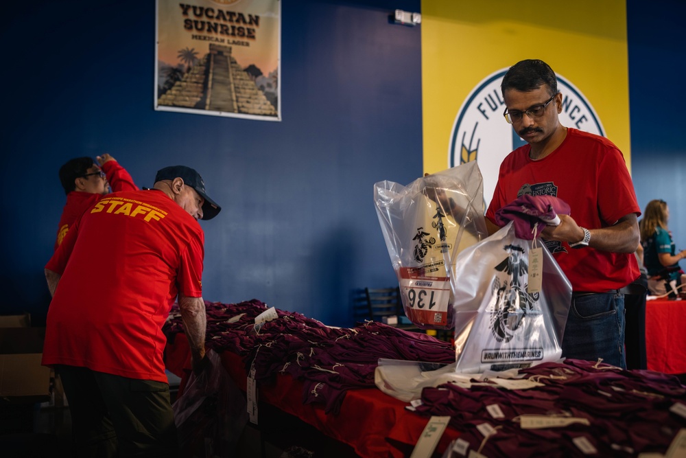 Full Distance Brewing hosts the Marine Corps Marathon Quantico 12k packet pick up