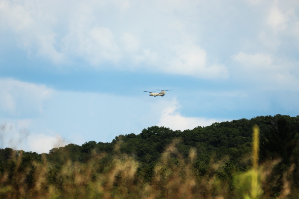 CH-47 Chinook helicopters play big part in supporting 86th Training Division’s CSTX 86-24-02