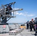 USS San Diego loads ordinance