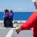 USS San Diego conducts fire drill at sea