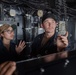 USS San Diego Sailors stand watch