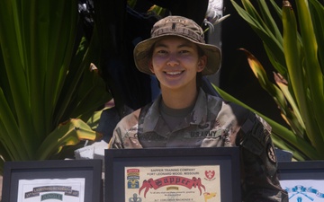 Achieving Milestones and Empowering Soldiers: 1st Lt. Mackenzie Corcoran becomes triple-tabbed with the Ranger, Sapper, and Jungle tabs