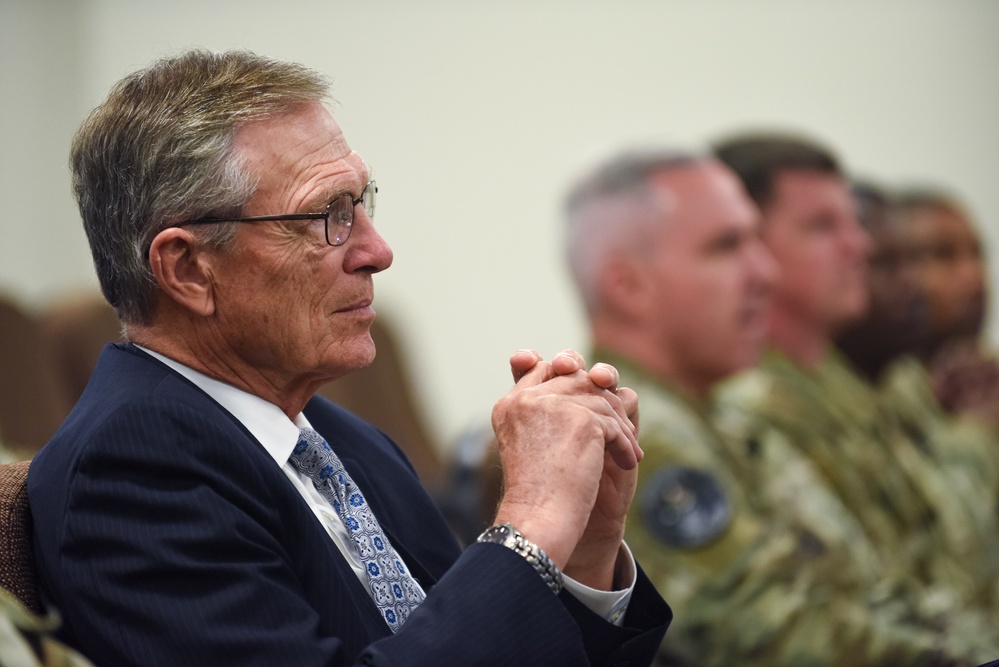 The Honorable Brian Babin and USSPACECOM Visit the 147th Attack Wing at Ellington Field Joint Reserve Base, Houston, Texas