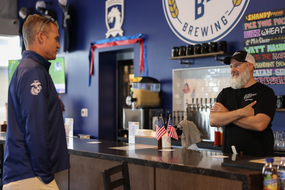 Full Distance Brewery hosts Quantico 12k packet pick-up