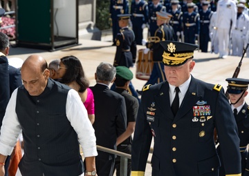 Welcome Ceremony for Minister of Defence, India