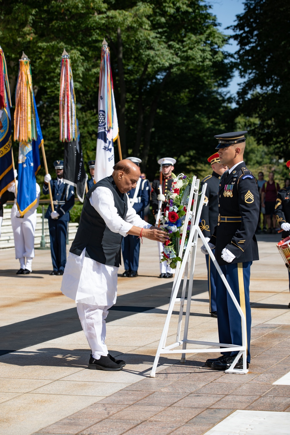 Welcome Ceremony for Minister of Defence, India