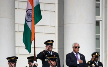 Welcome Ceremony for Minister of Defence, India