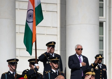 Welcome Ceremony for Minister of Defence, India
