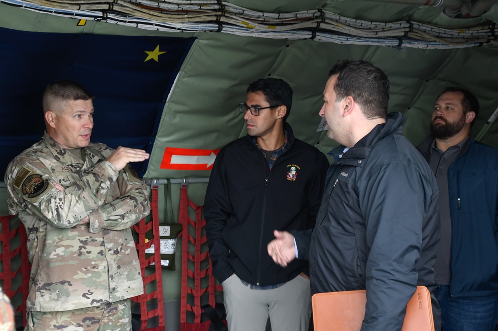 STAFFDEL visits 168th Wing's Alaska Strategic Location