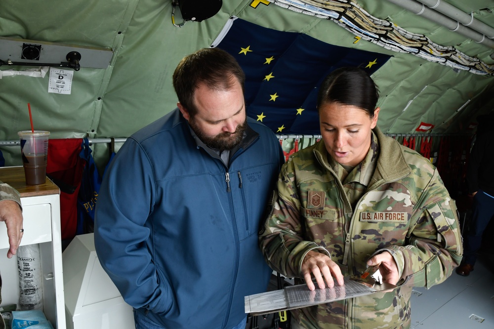 STAFFDEL visits 168th Wing's Alaska Strategic Location