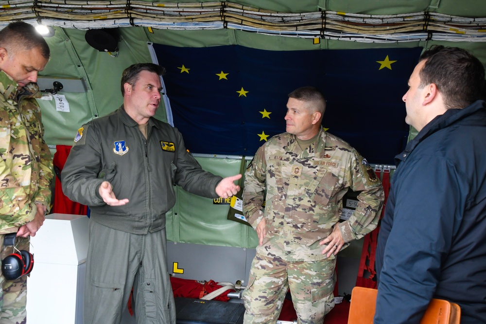 STAFFDEL visits 168th Wing's Alaska Strategic Location