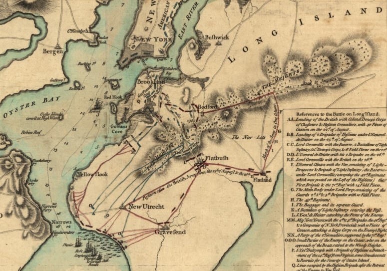 American Intelligence in Battle of Long Island (27 AUG 1776)