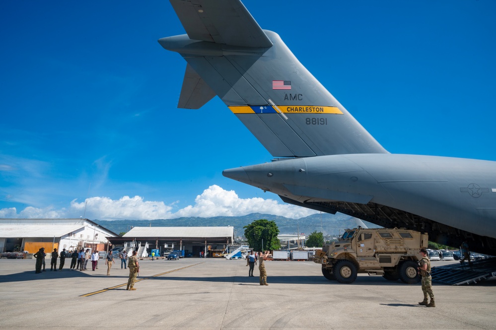 Department Of Defense to Deliver Additional MRAPS, Turrets for The MSS Mission In Haiti