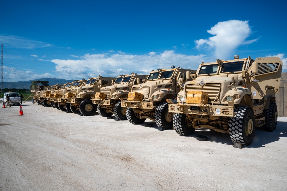 Department Of Defense to Deliver Additional MRAPS, Turrets for The MSS Mission In Haiti