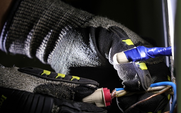 Continuing Promise 2024 Seabees renovate a building at Centro Reintegra in Colón, Panama