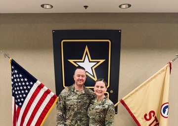 1st TSC HHC CMDR proudly wears EOD patch