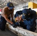 USS Ronald Reagan (CVN 76) Sailors conduct routine maintenance