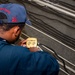 USS Ronald Reagan (CVN 76) Sailors inspect equipment