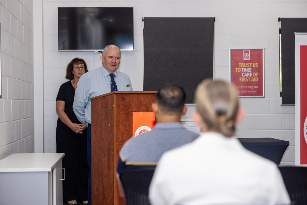 MRF-D 24.3 Marines awarded for live-saving actions during the City2Surf run in Darwin