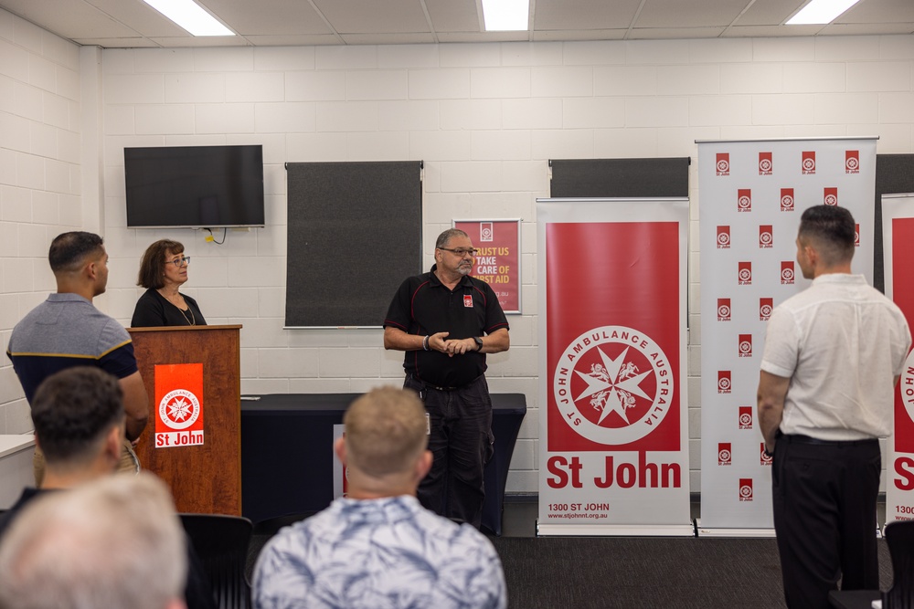 MRF-D 24.3 Marines awarded for live-saving actions during the City2Surf run in Darwin