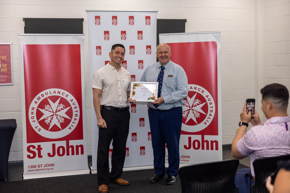 MRF-D 24.3 Marines awarded for live-saving actions during the City2Surf run in Darwin
