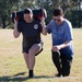 Joint combined service members participate in PT event during Render Safe 2024