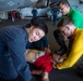Sailors participate in mass casualty drill aboard USS America (LHA 6)