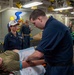 Sailors participate in mass casualty drill aboard USS America (LHA 6)