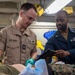 Sailors participate in mass casualty drill aboard USS America (LHA 6)