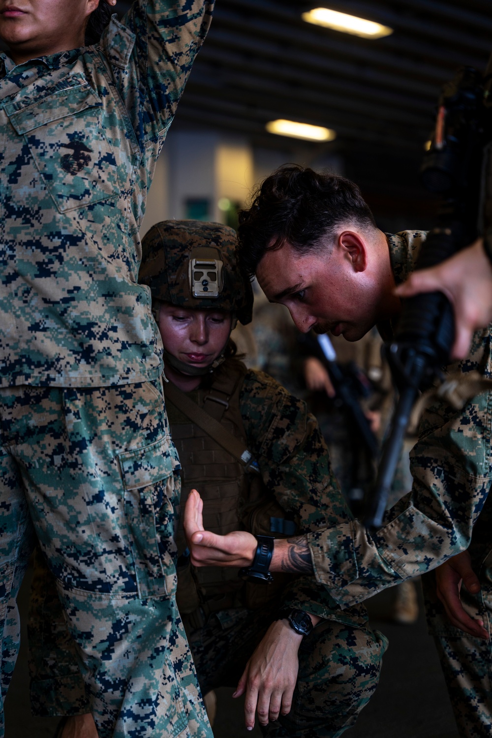 24th MEU (SOC) Female Search Team on USS Wasp (LHD 1)