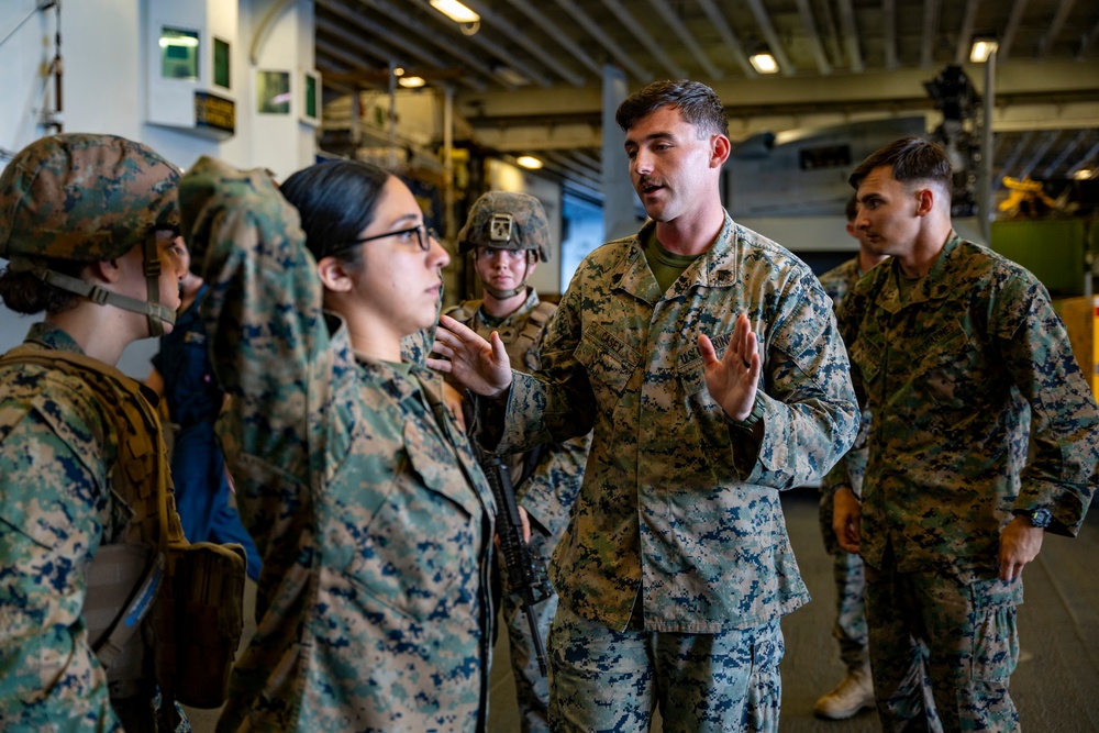 24th MEU (SOC) Female Search Team on USS Wasp (LHD 1)