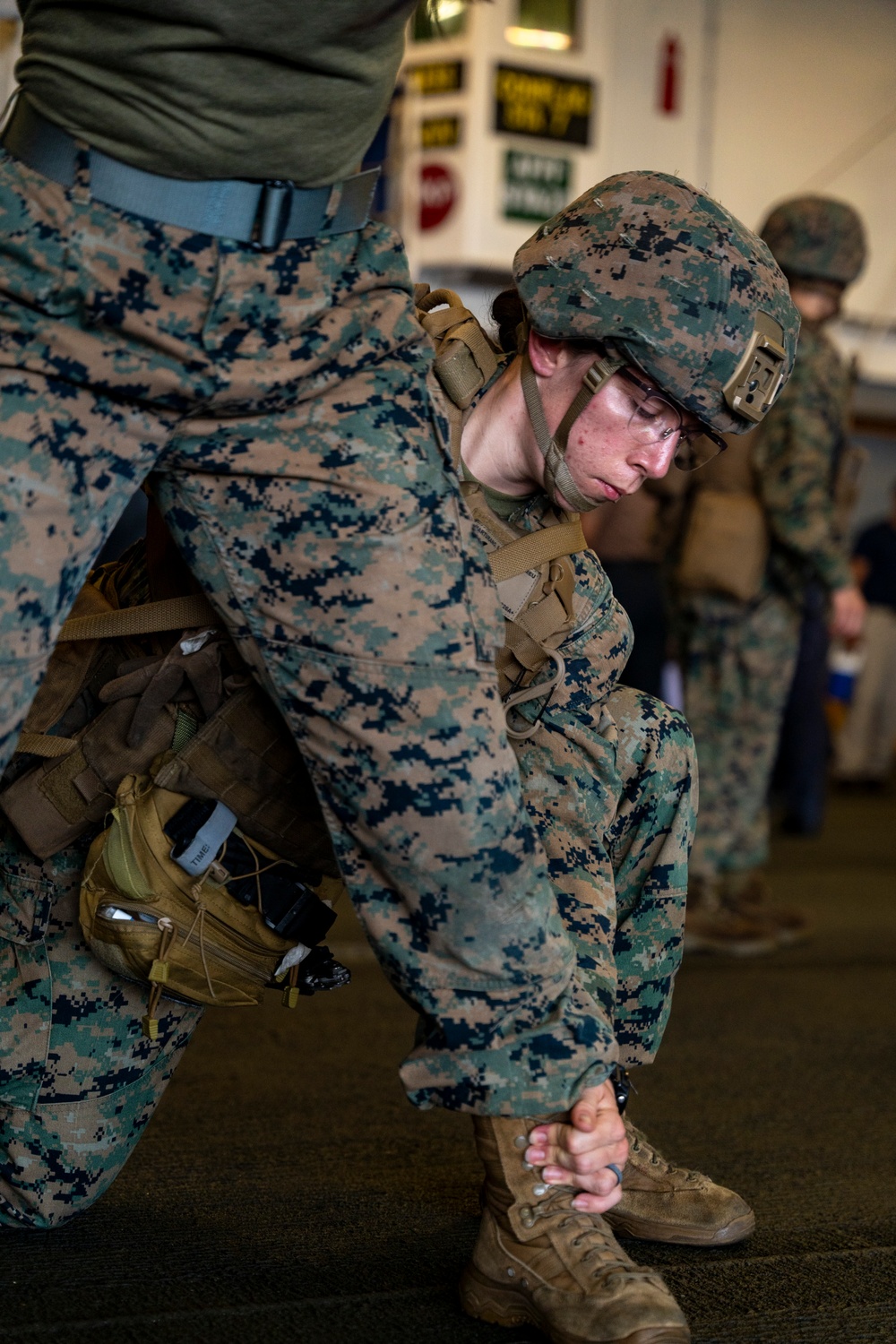 24th MEU (SOC) Female Search Team on USS Wasp (LHD 1)