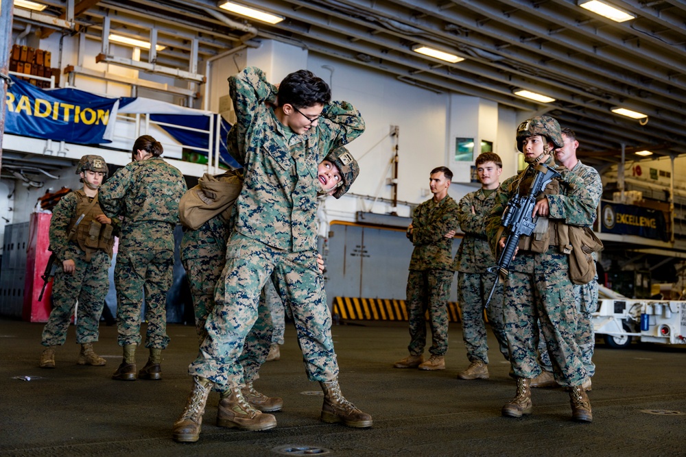 24th MEU (SOC) Female Search Team on USS Wasp (LHD 1)