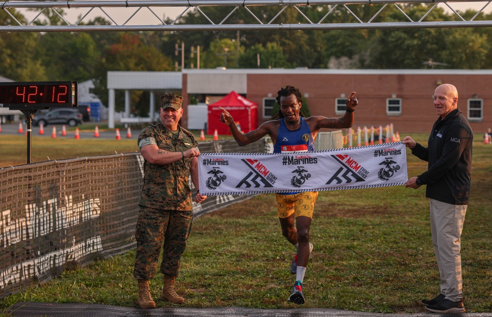 Runners participate in Quantico 12k at OCS