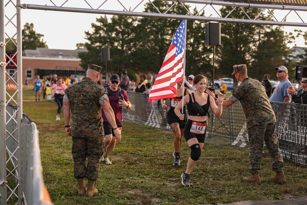 Runners participate in Quantico 12k at OCS