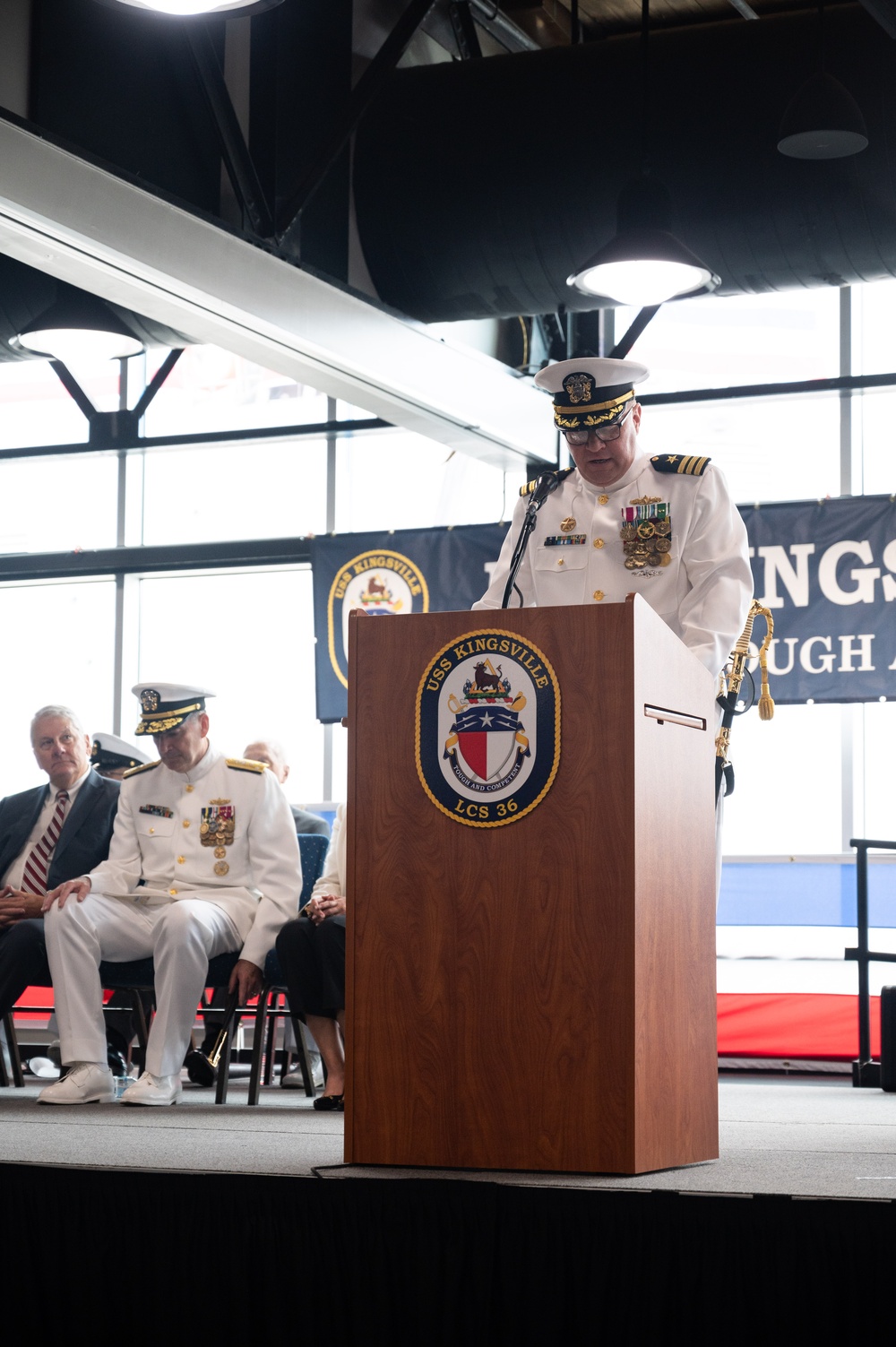 USS Kingsville Commissions in Corpus Christi