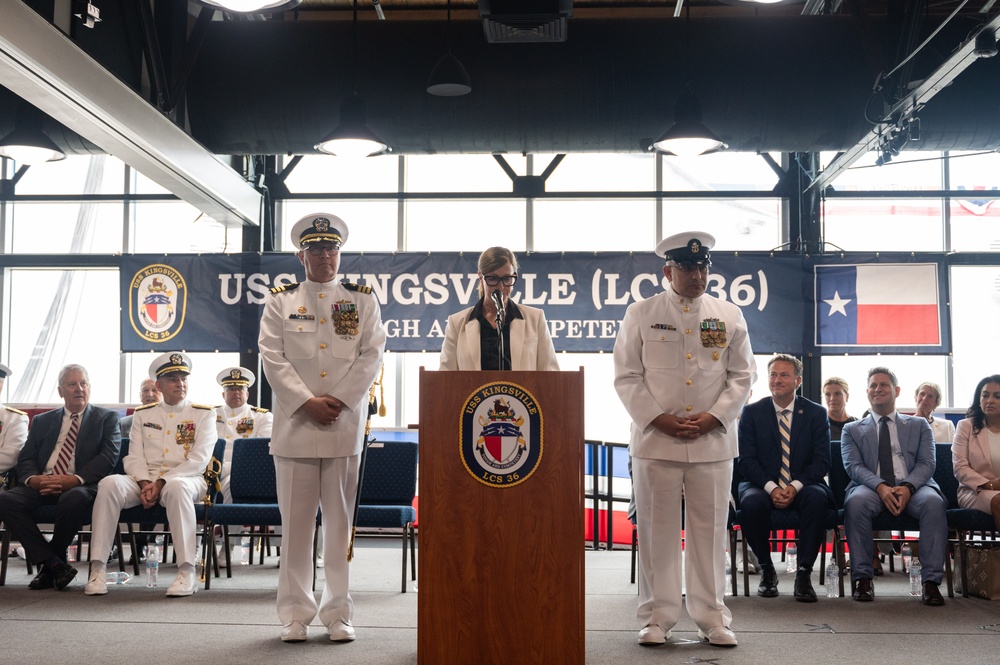 USS Kingsville Commissions in Corpus Christi