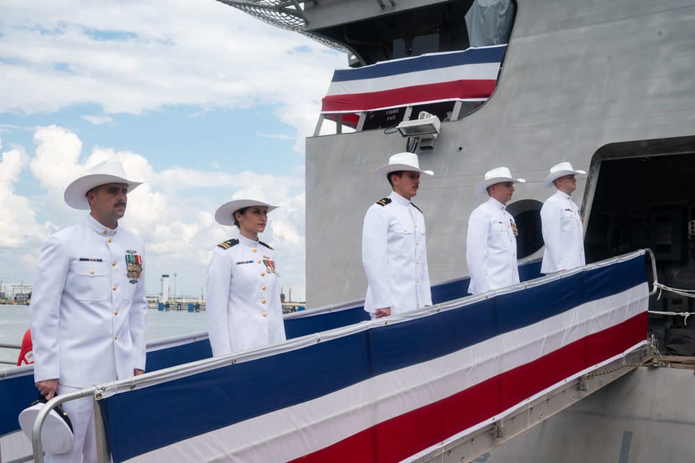 USS Kingsville Commissions in Corpus Christi