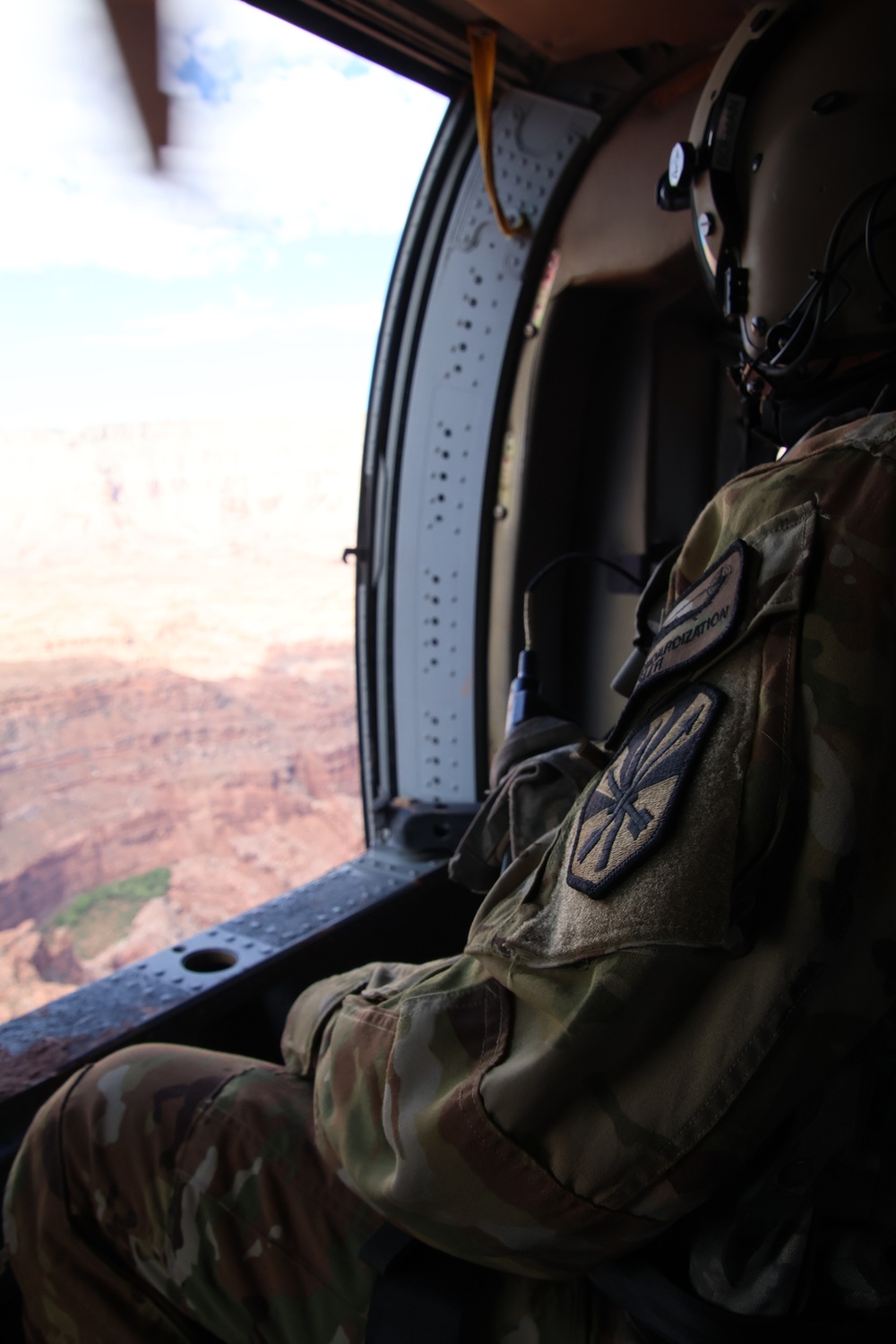 The Arizona National Guard Aids in Tourist Evacuation