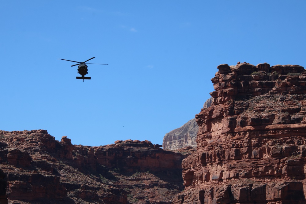 The Arizona National Guard Aids in Tourist Evacuation