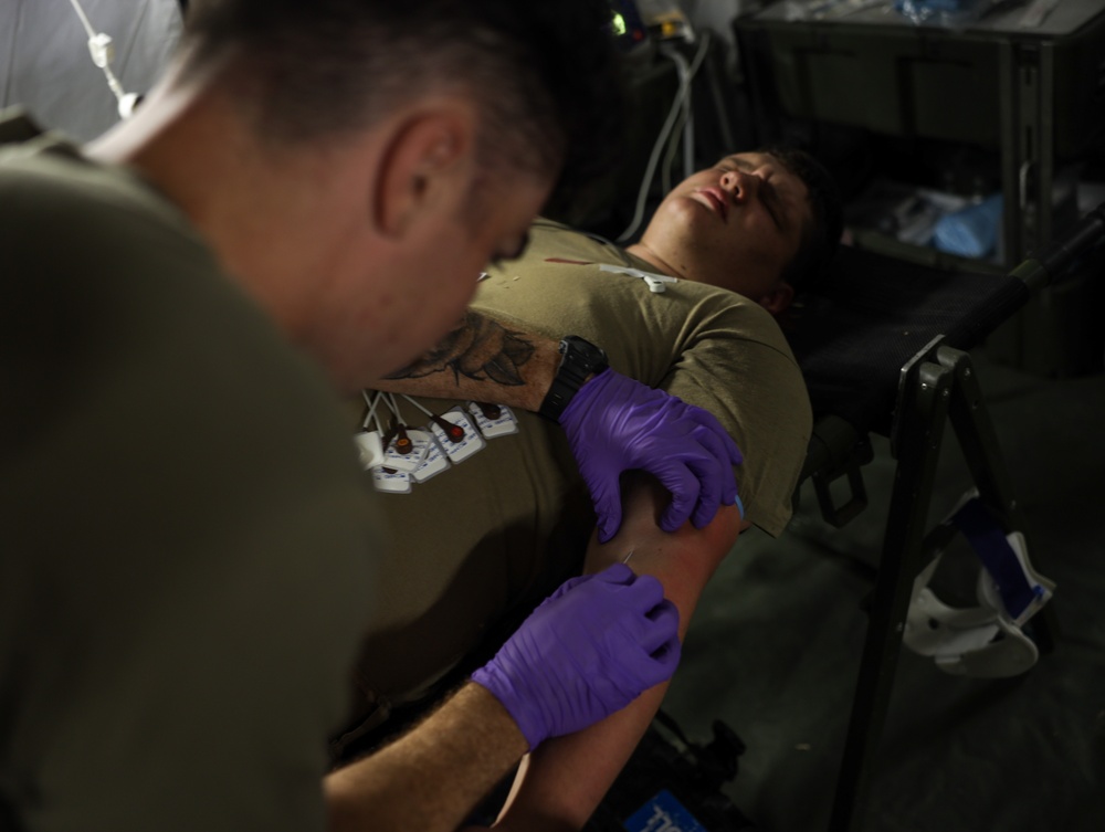 U.S. Soldiers participate in mass causality exercise during Super Garuda Shield 24