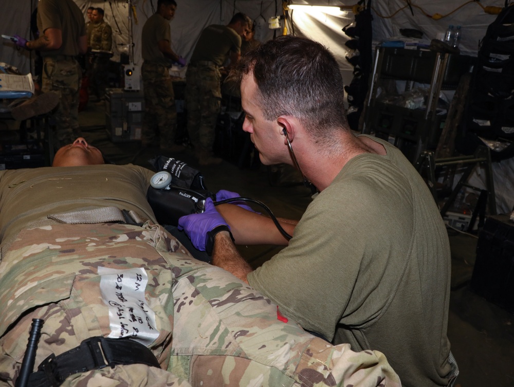 U.S. Soldiers participate in mass causality exercise during Super Garuda Shield 24